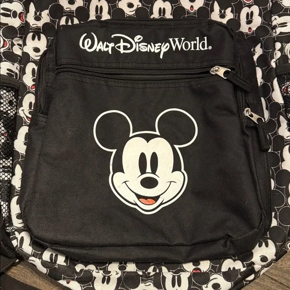 Disney Parks Black & Whote Mickey Mouse Backpack - Picture 2 of 6